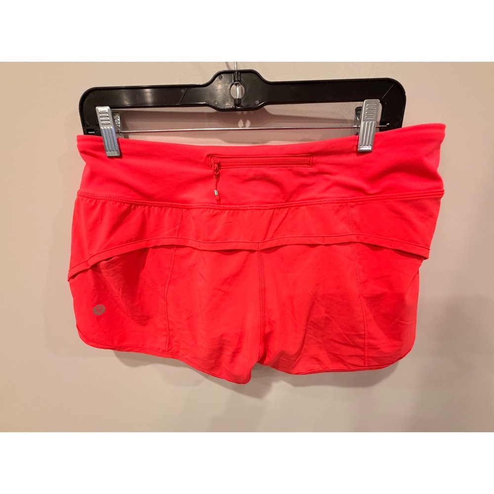 Lululemon Speed Short Pink Running Training Shorts LW7ACES RAZZ Size 8 NWT - Picture 2 of 8